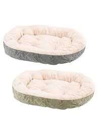 Sleep Zone Quilted Oval Cuddler Bolster Bed