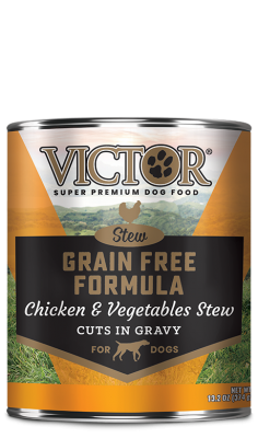 Victor Dog GF Cuts in Gravy with Chicken and Vegetables Stew